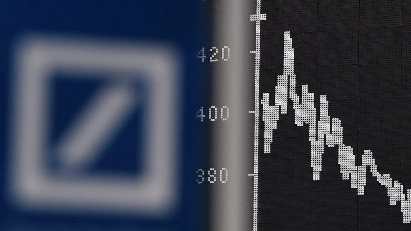 Da inizio anno le azioni Deutsche Bank hanno ceduto il 55% del loro valore
