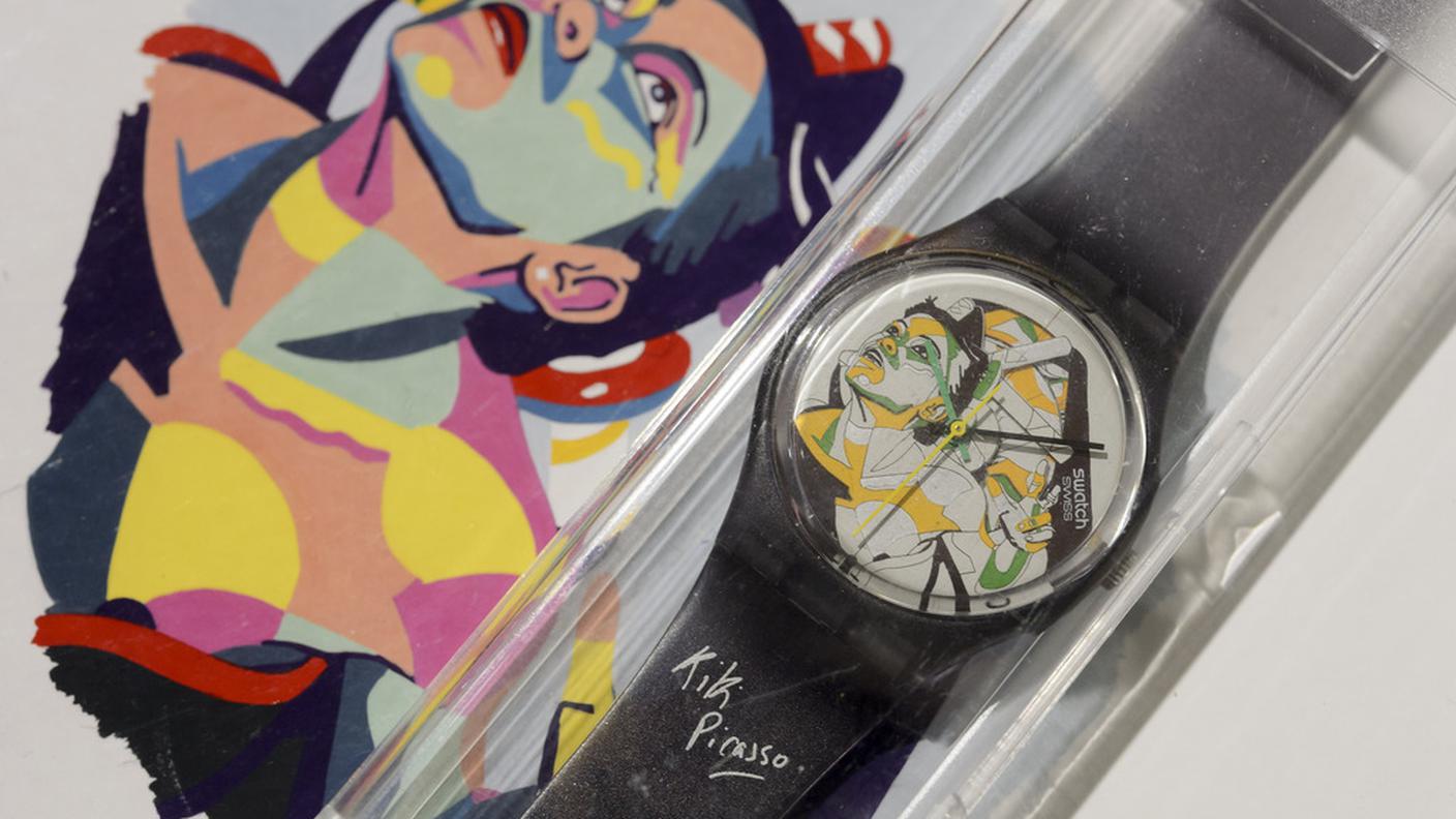 Swatch disegnato da Kiki Picasso