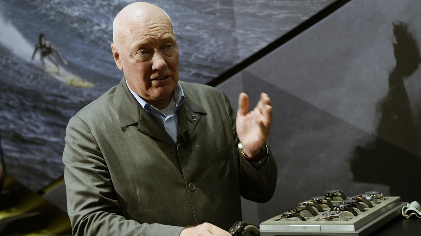 Jean-Claude Biver in un'immagine scattata alla Baselworld di quest'anno