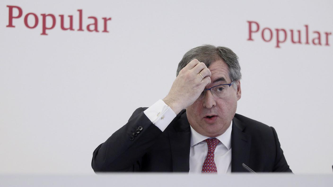 Ignacio Sanchez-Asiain, CEO della banca spagnola Banco Popular