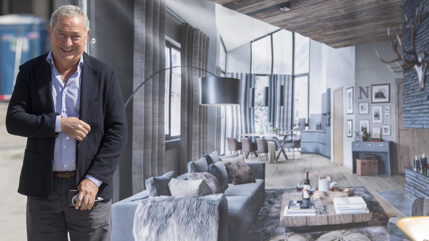 Samih Sawiris, "patron" di Orascom, nel suo resort di Andermatt