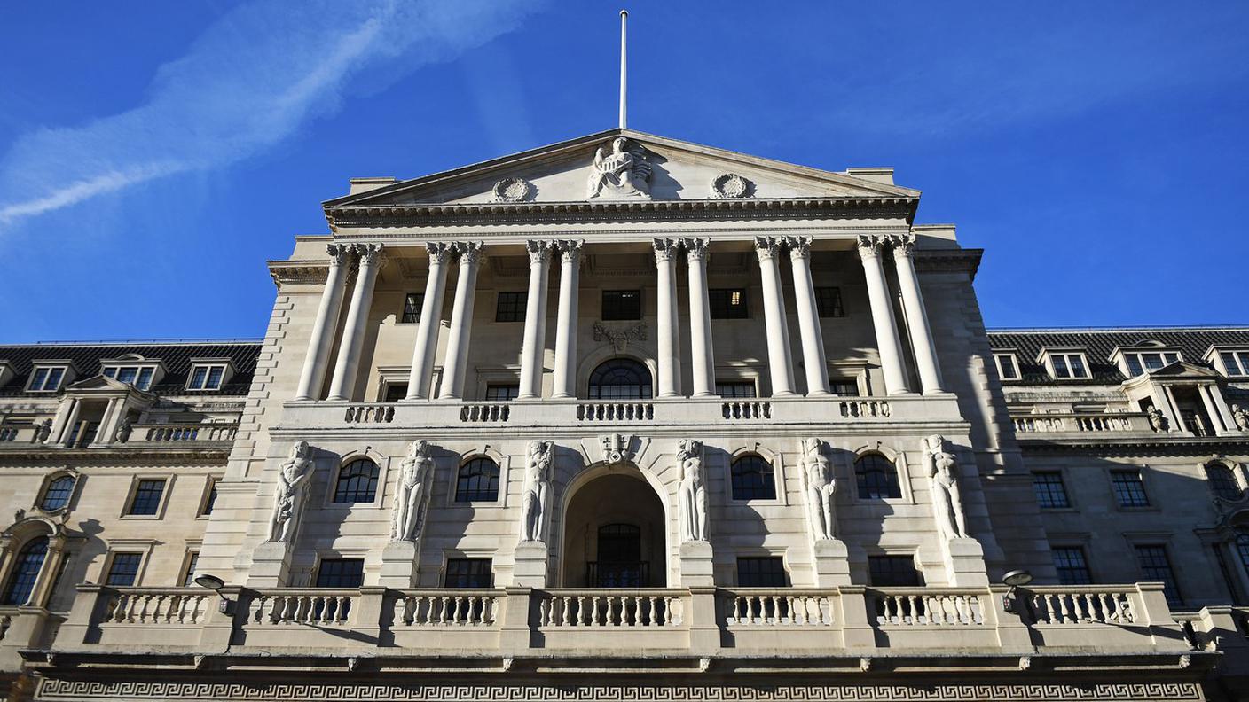 La sede della Banca d'Inghilterra a Londra