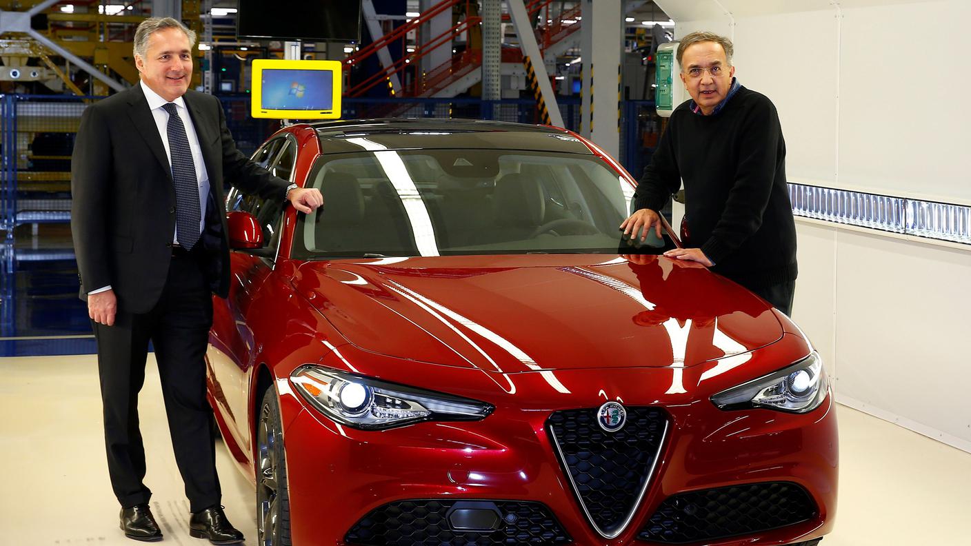 Altavilla, a sinistra, è uno dei possibili successori di Marchionne ai vertici di FCA