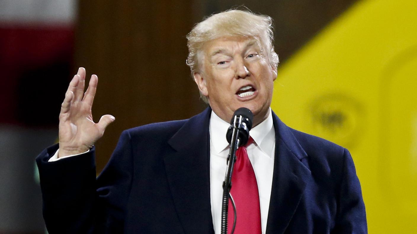 Il presidente statunitense Donald Trump