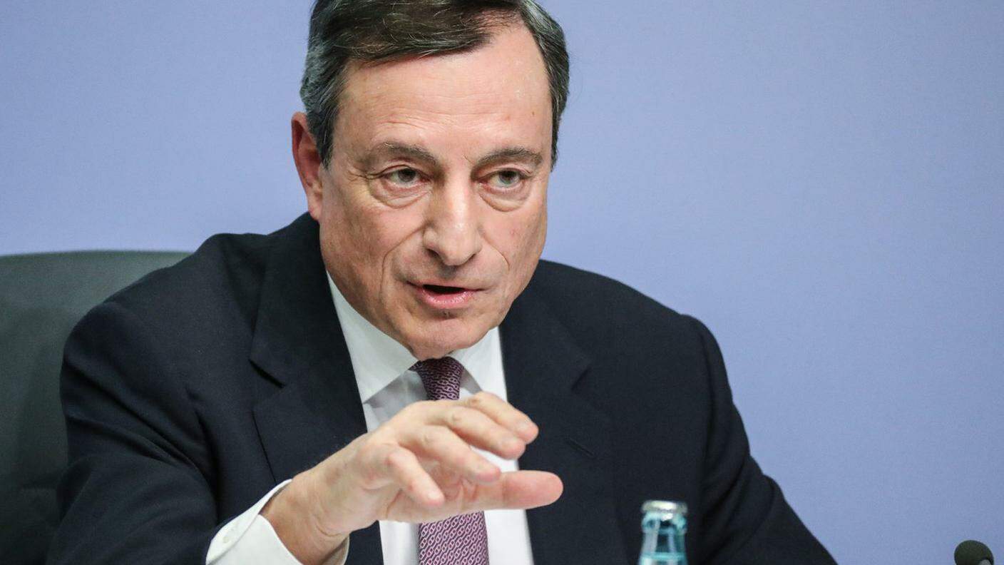 Mario Draghi, governatore della Banca centrale europea