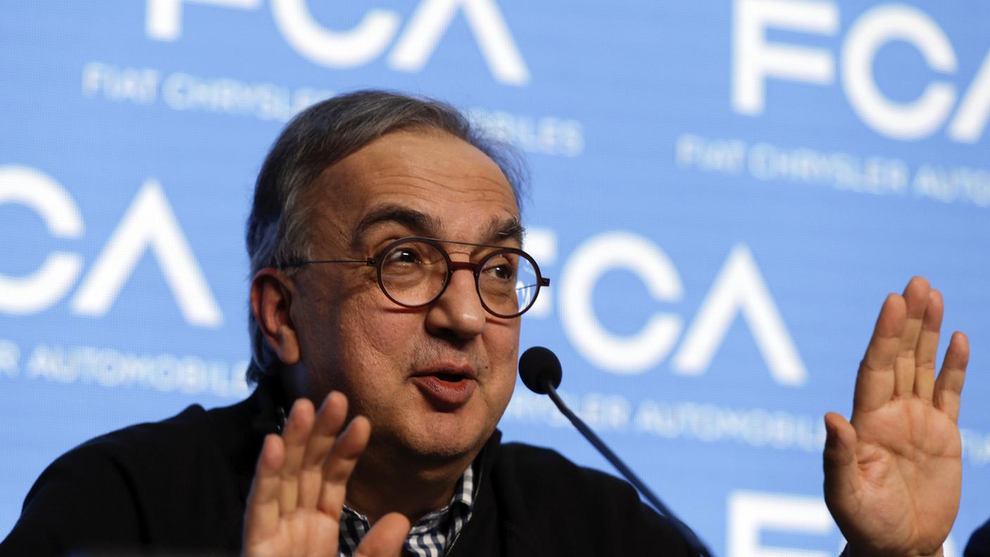 Lo stratega del gruppo FCA fotografato in giugno
