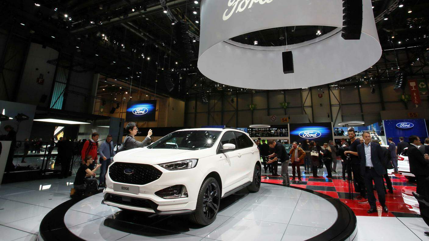 L'interesse per i nuovi modelli come il Ford Edge, qui a Ginevra, è trasversale e mondiale