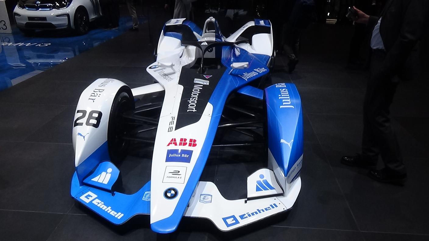 BMW esponeva pure la sua monoposto di Formula E