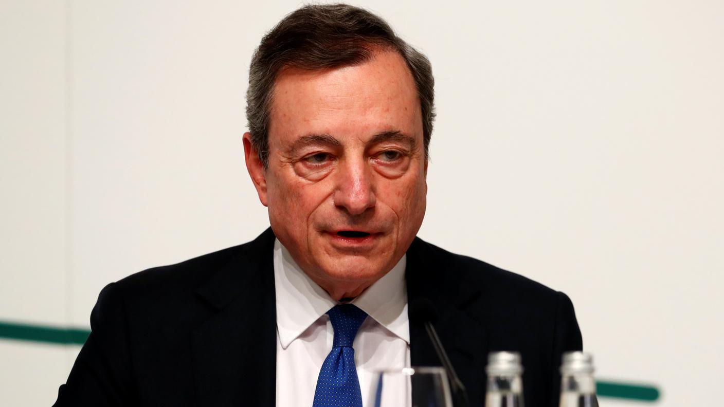 Il presidente della BCE Mario Draghi è in carica dal novembre 2011