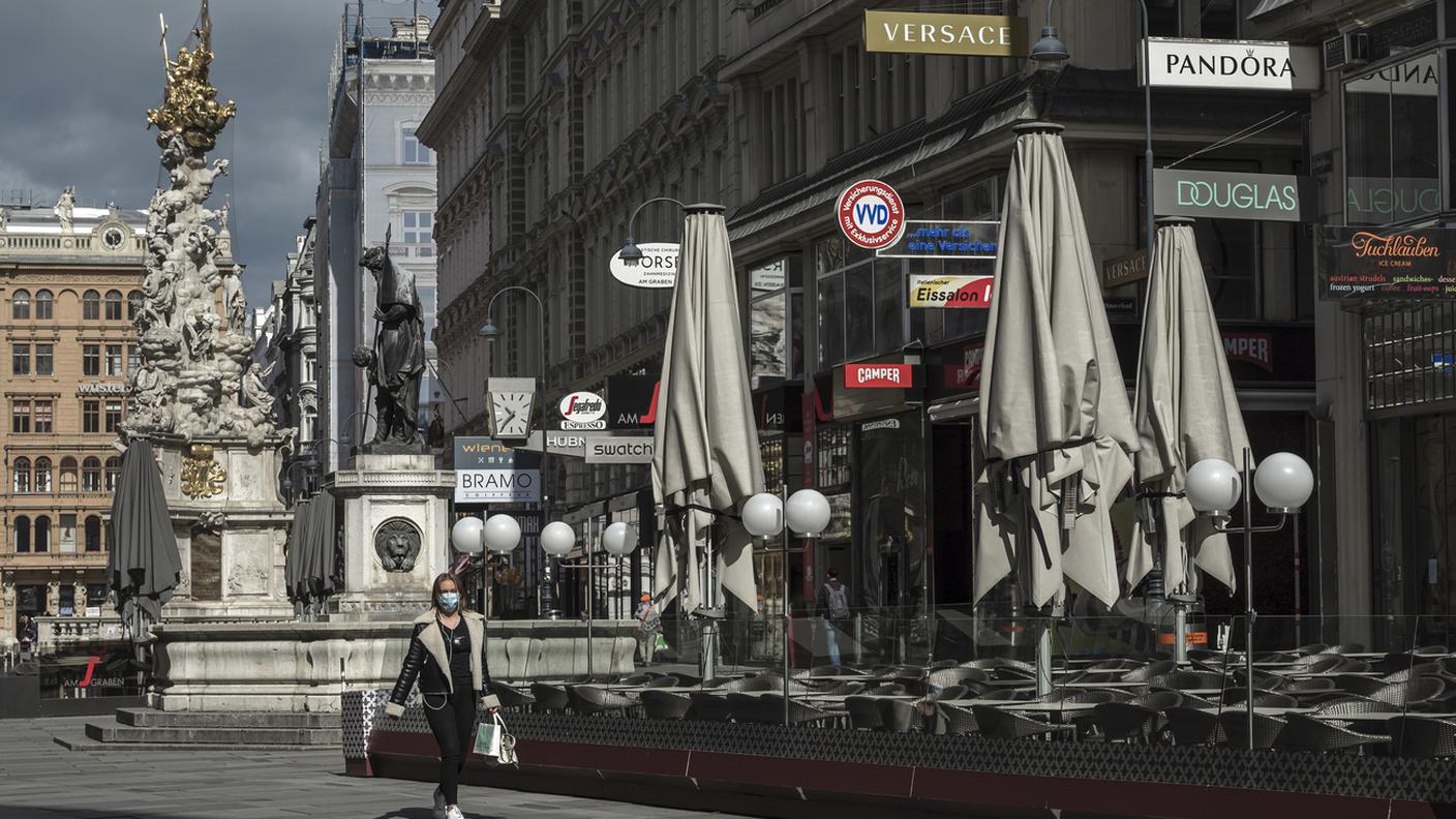 Vienna deserta in tempo di lockdown