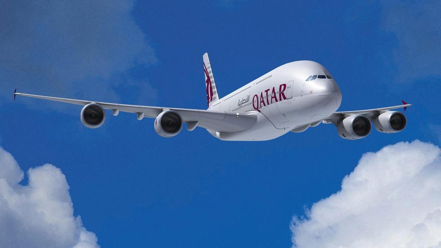 L'Airbus A380 in volo