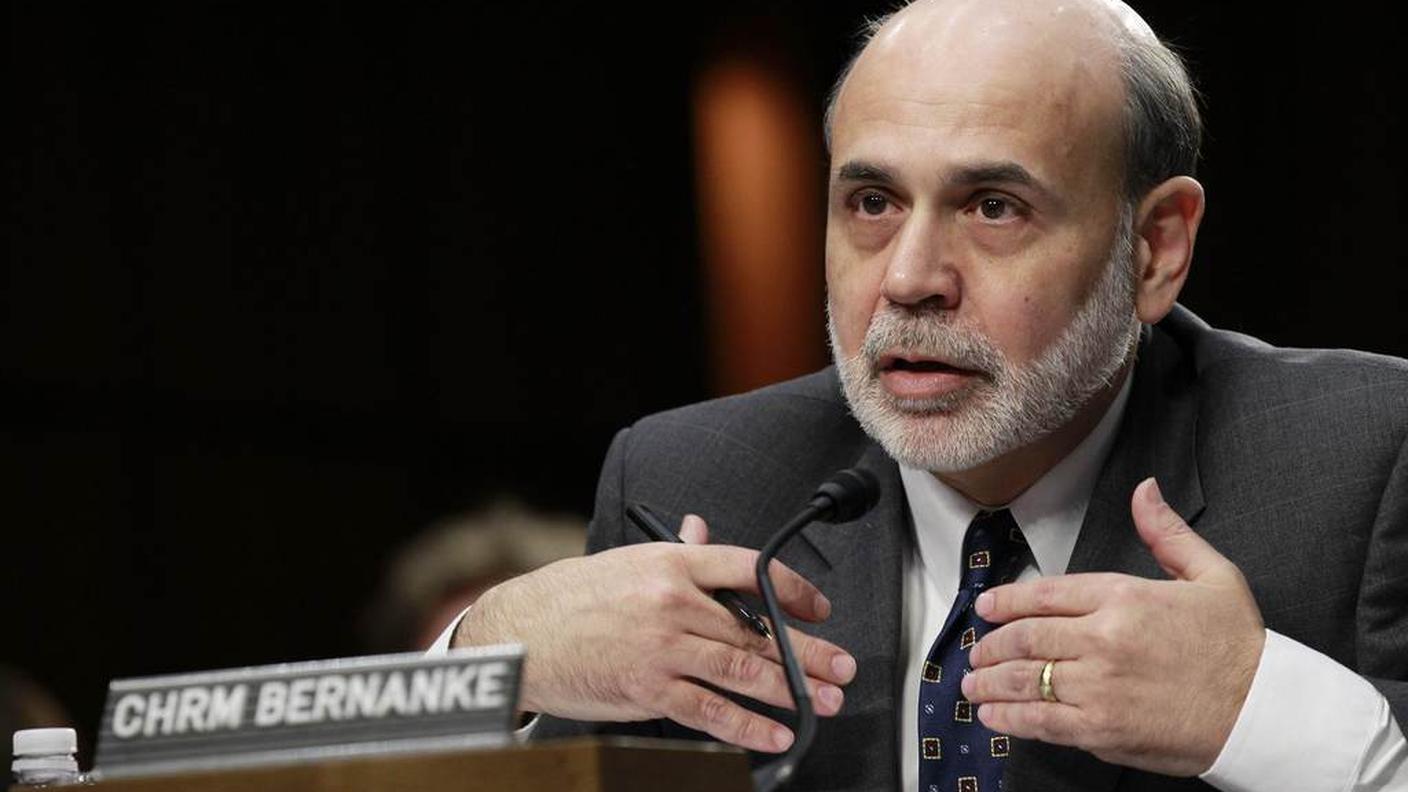 Il presidente uscente della Fed Ben Bernanke