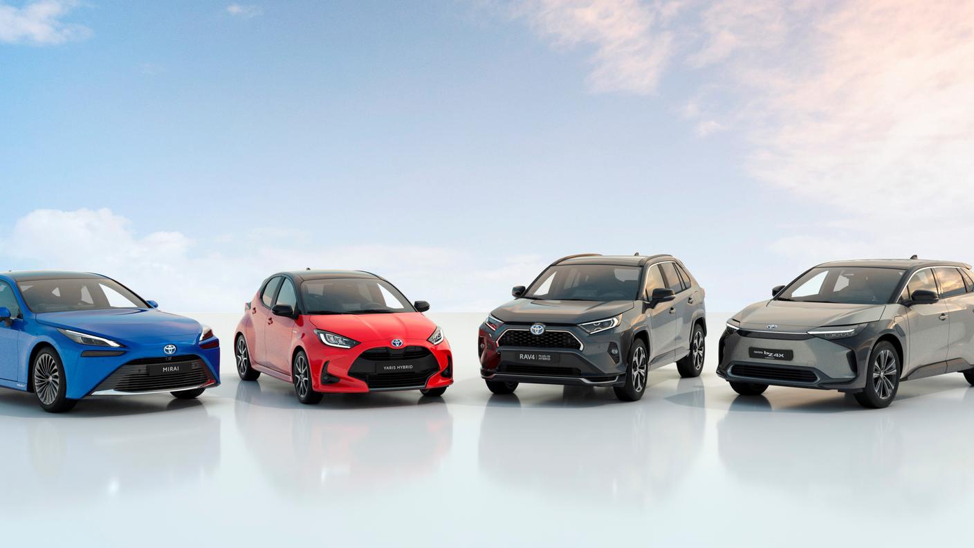 La Toyota ha ottenuto eccellenti risultati commerciali pure grazie alla gamma di vetture ecologiche