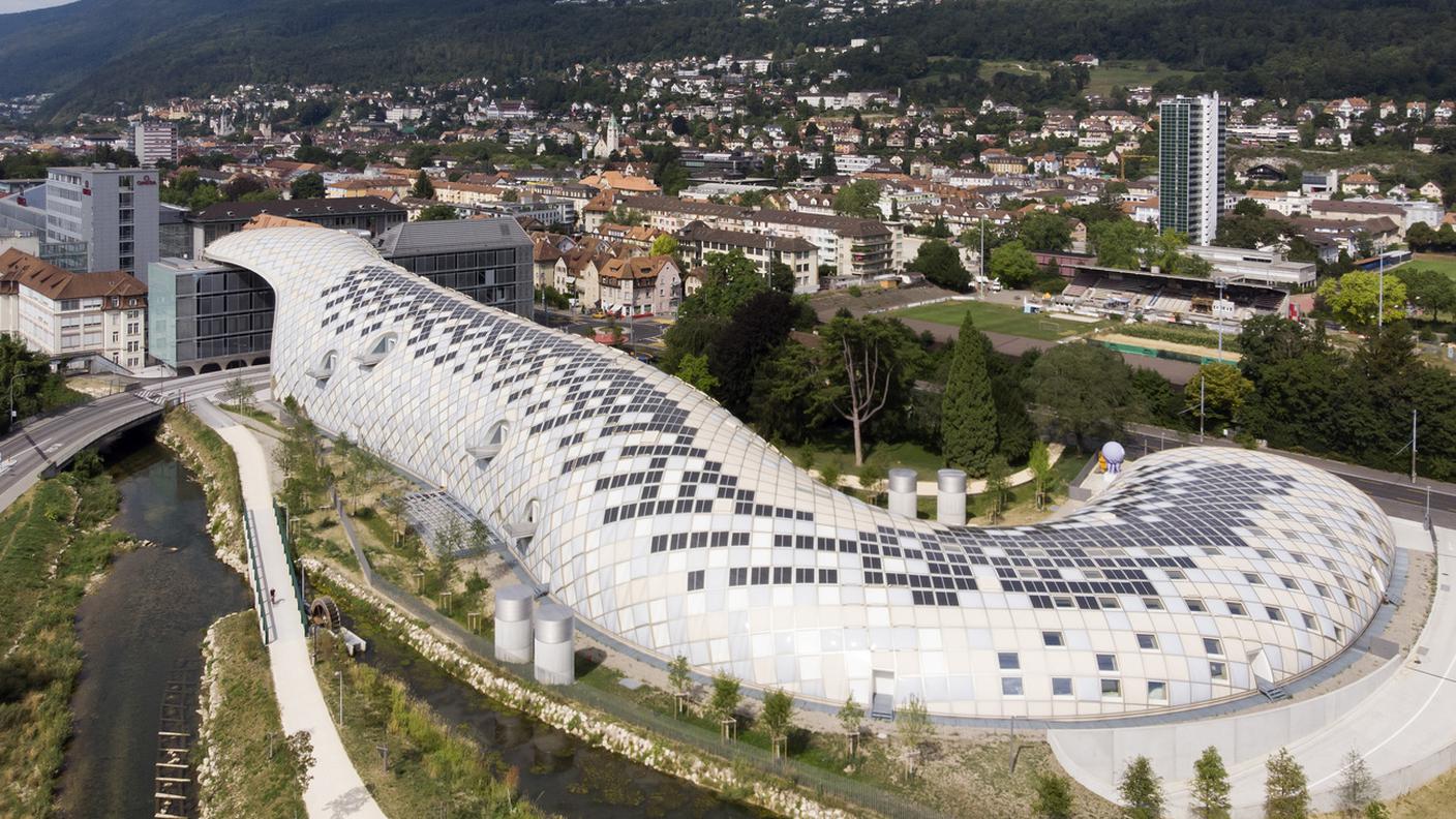 La sede del gruppo Swatch a Bienne (BE)