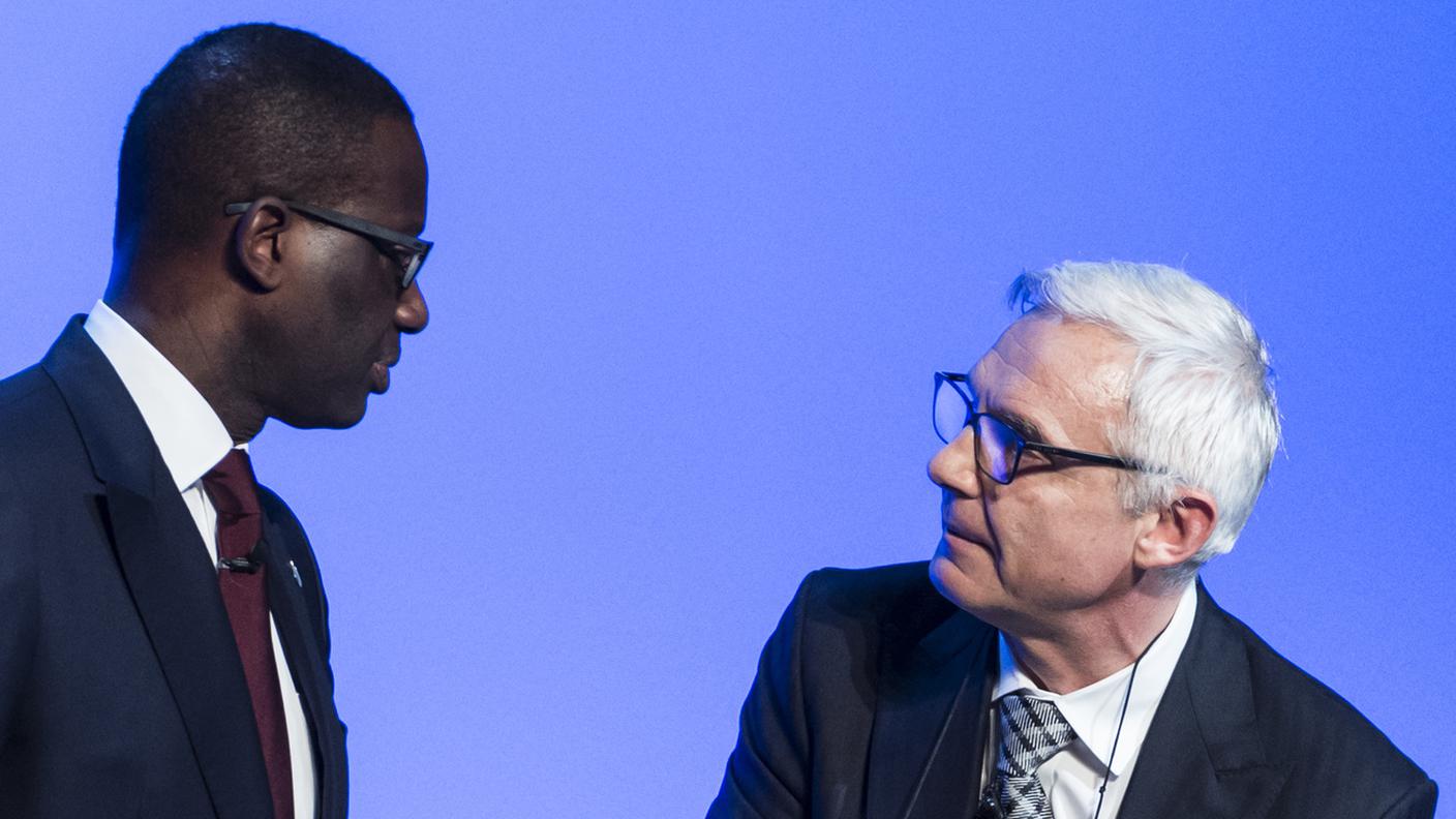 Urs Rohner con Thiam