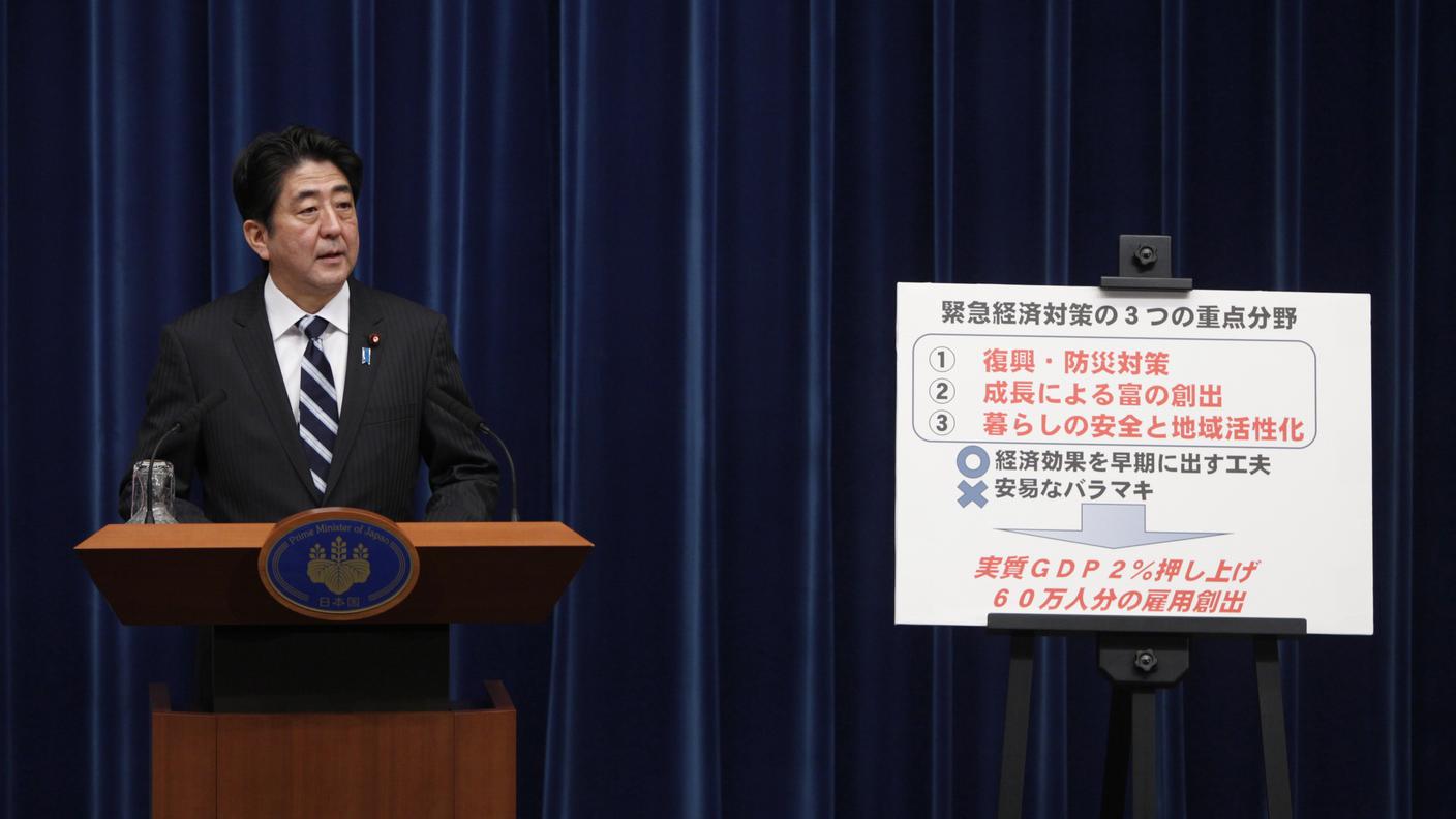 Il premier nipponico Shinzo Abe