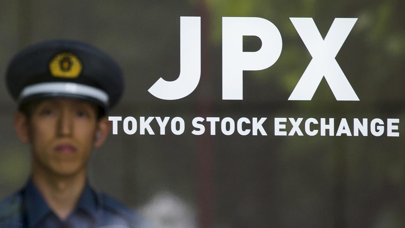 La Borsa di Tokyo è stata trascinata nella caduta da quella di Shanghai
