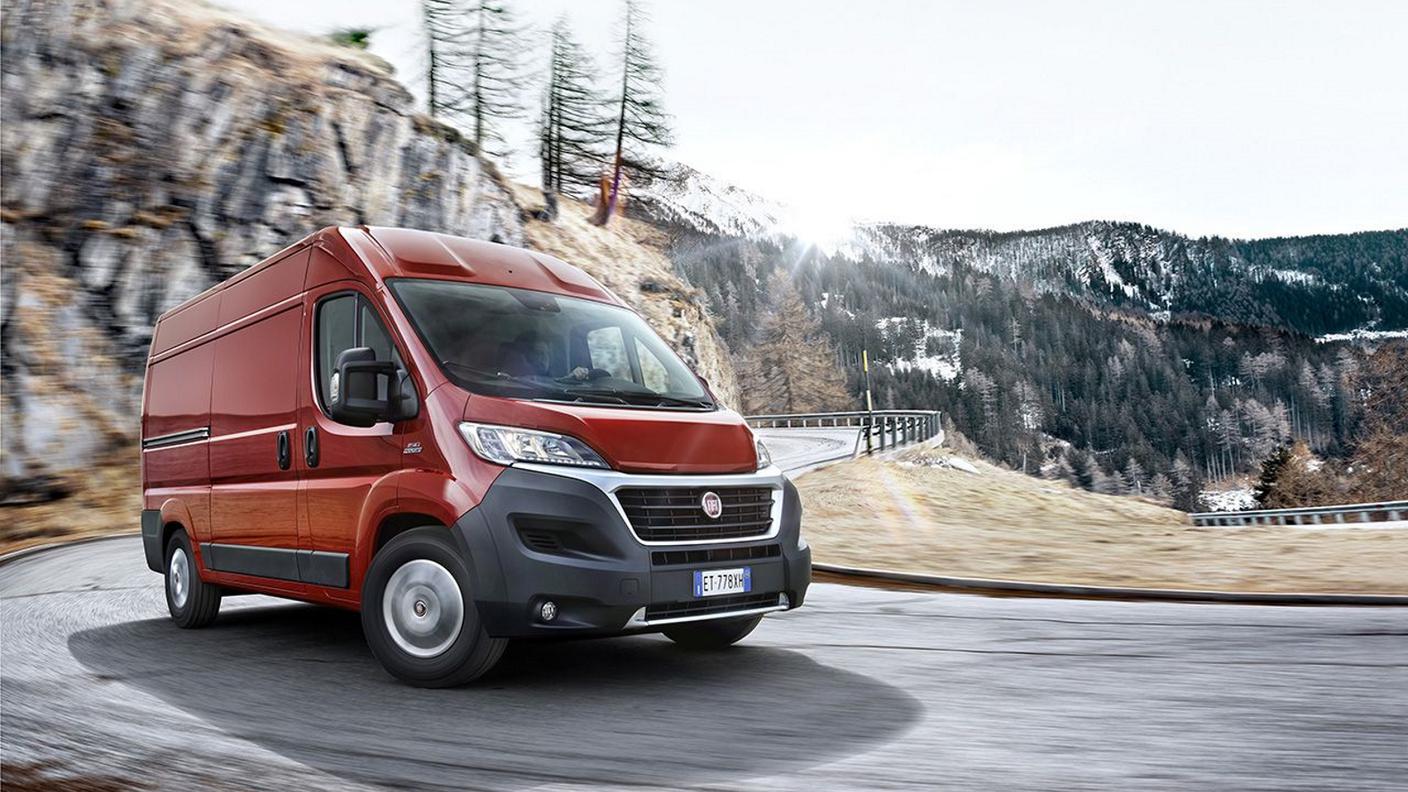 Sono in ripresa le vendite di veicoli commerciali come il Fiat Ducato ultima serie