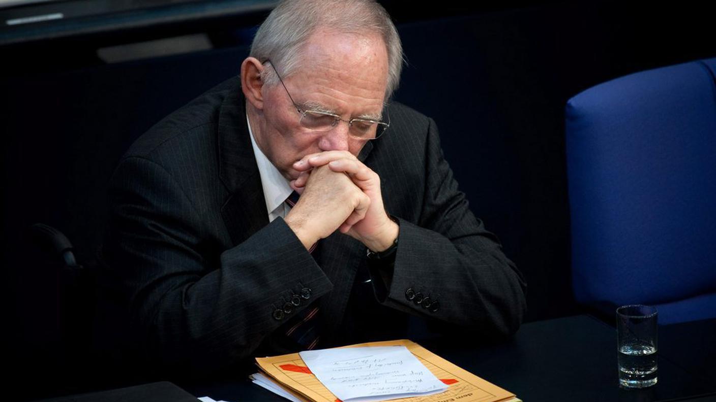 Il ministro tedesco delle finanze Schaeuble