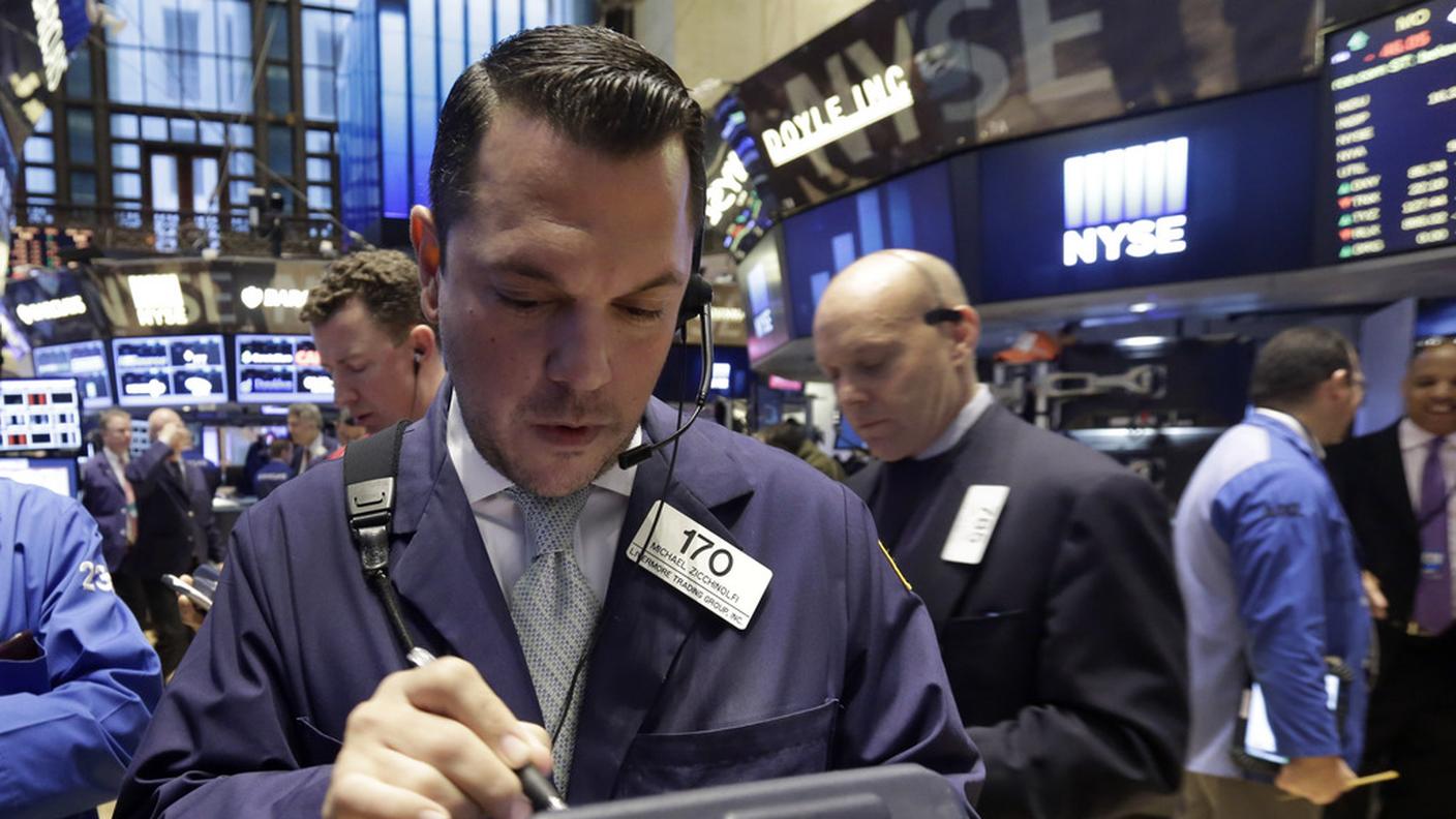 Un trader di New York