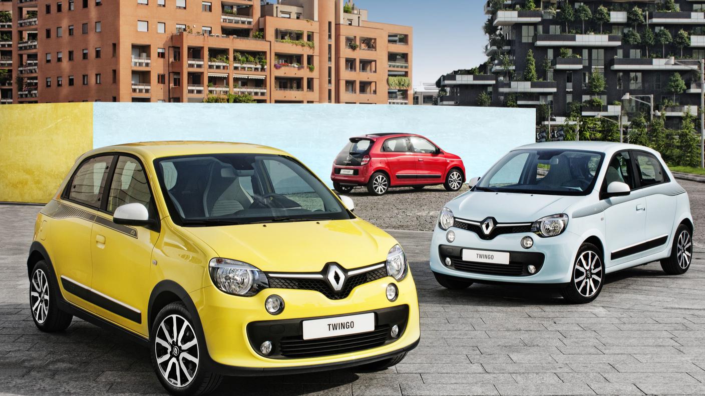 Le Twingo sono piacevoli esteticamente, soprattutto nei colori pastello