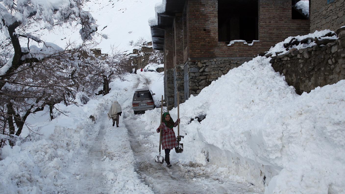 Il nord dell'Afghanistan sotto la neve