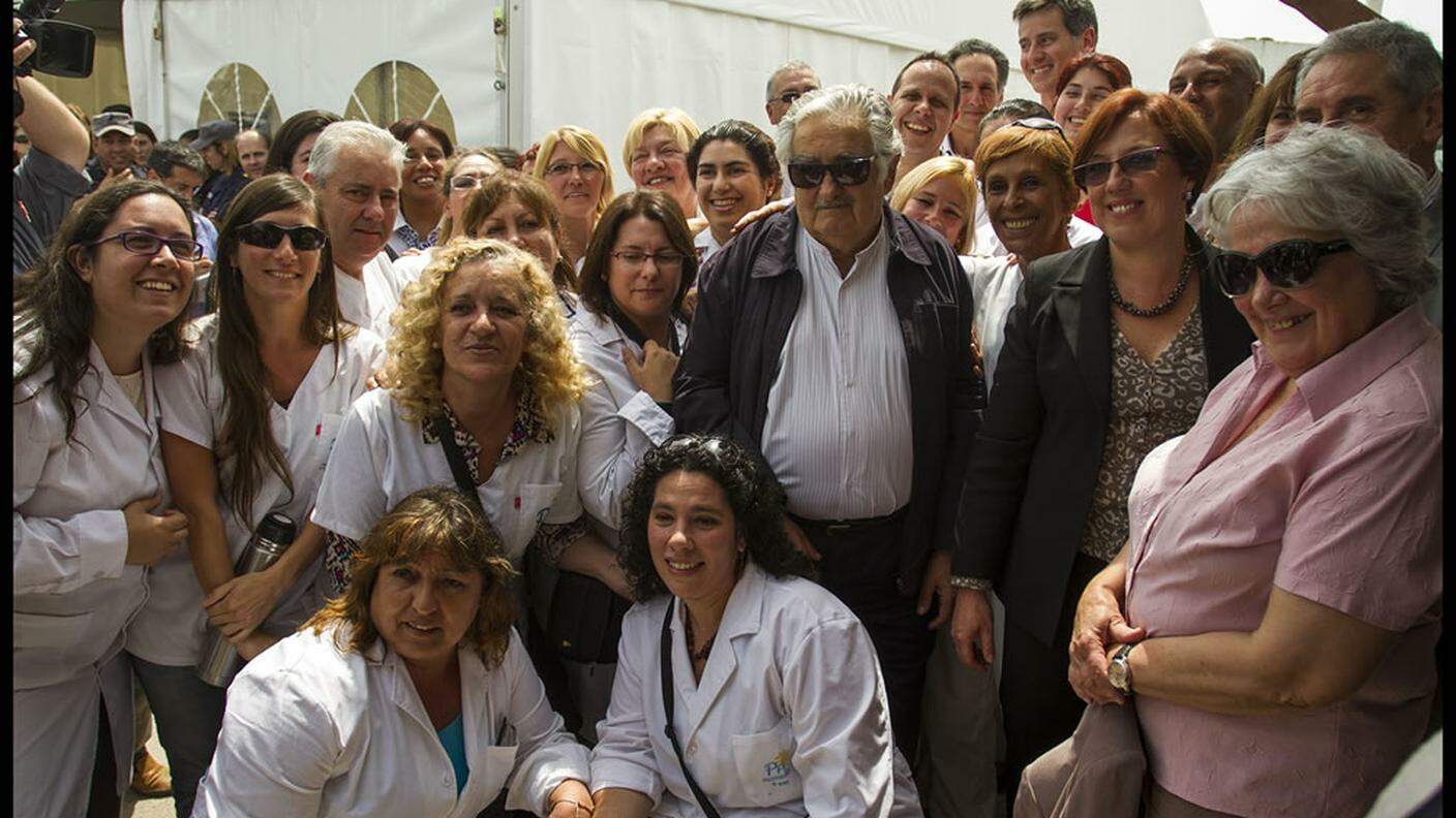 Con un gruppo di maestre a Montevideo 
