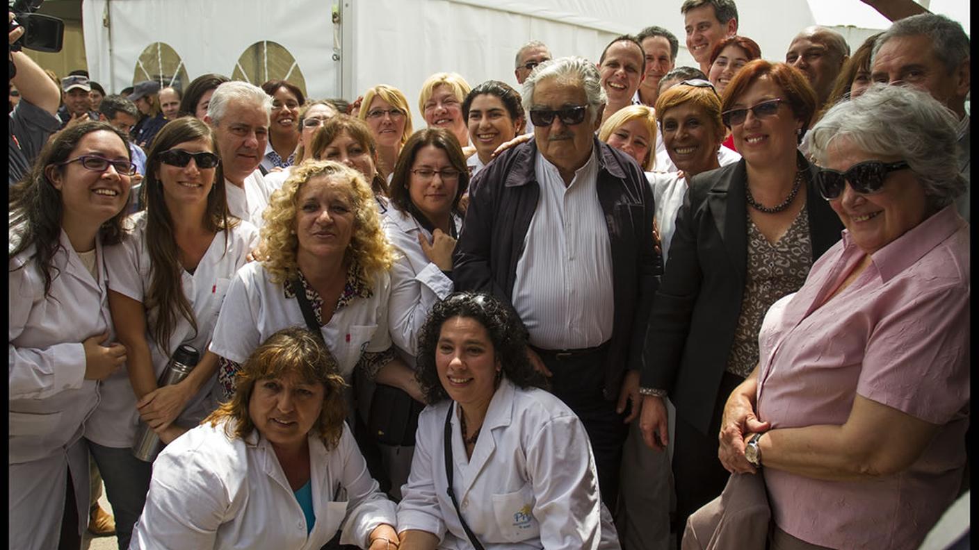 Con un gruppo di maestre a Montevideo