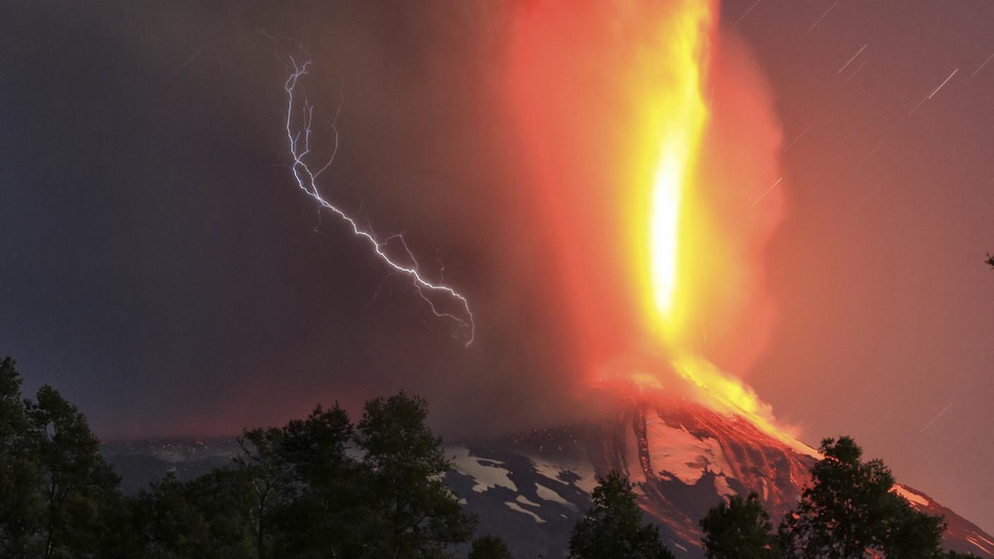 Le colate di lava sono scese verso la zona di Crrarrehue