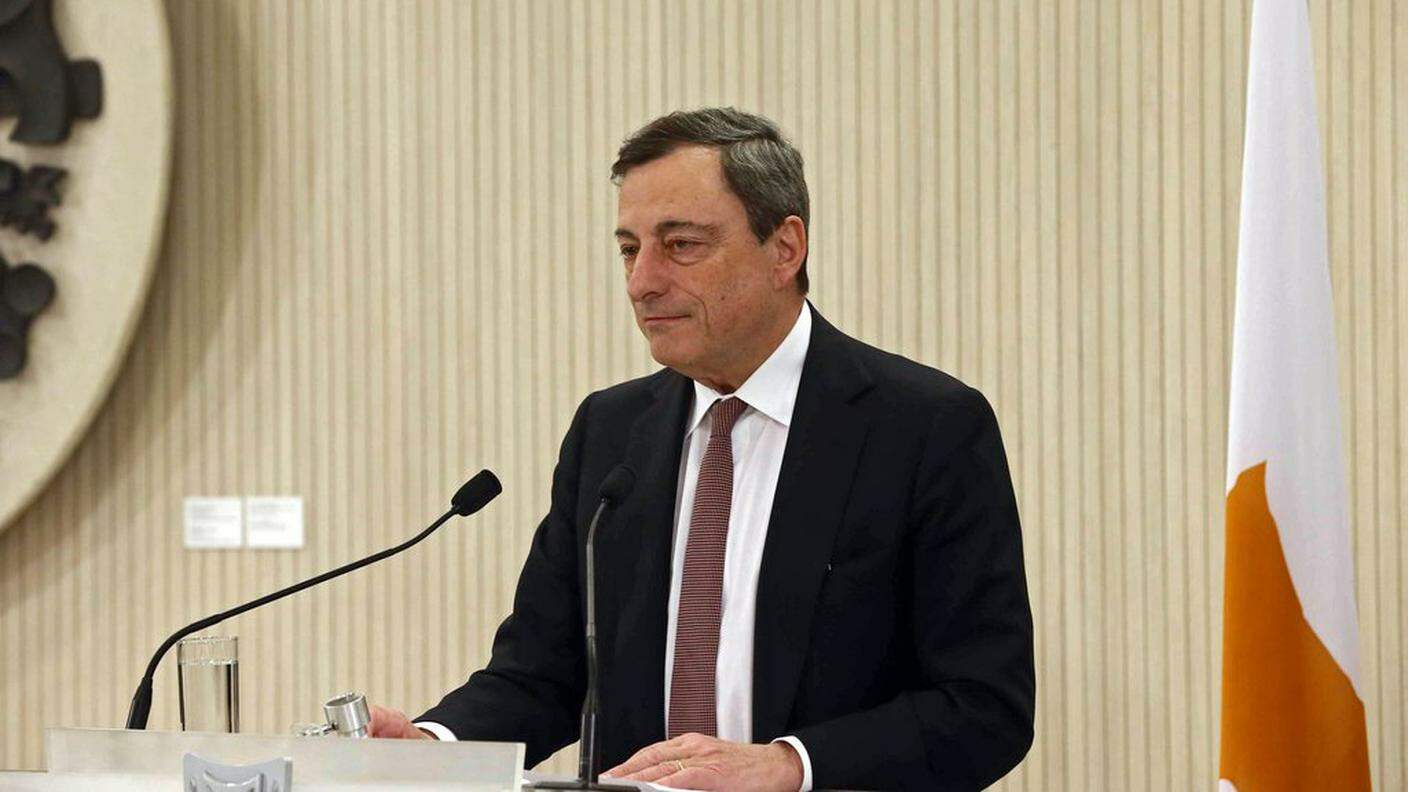 Draghi si mostra ottimista sul futuro dell'Eurozona