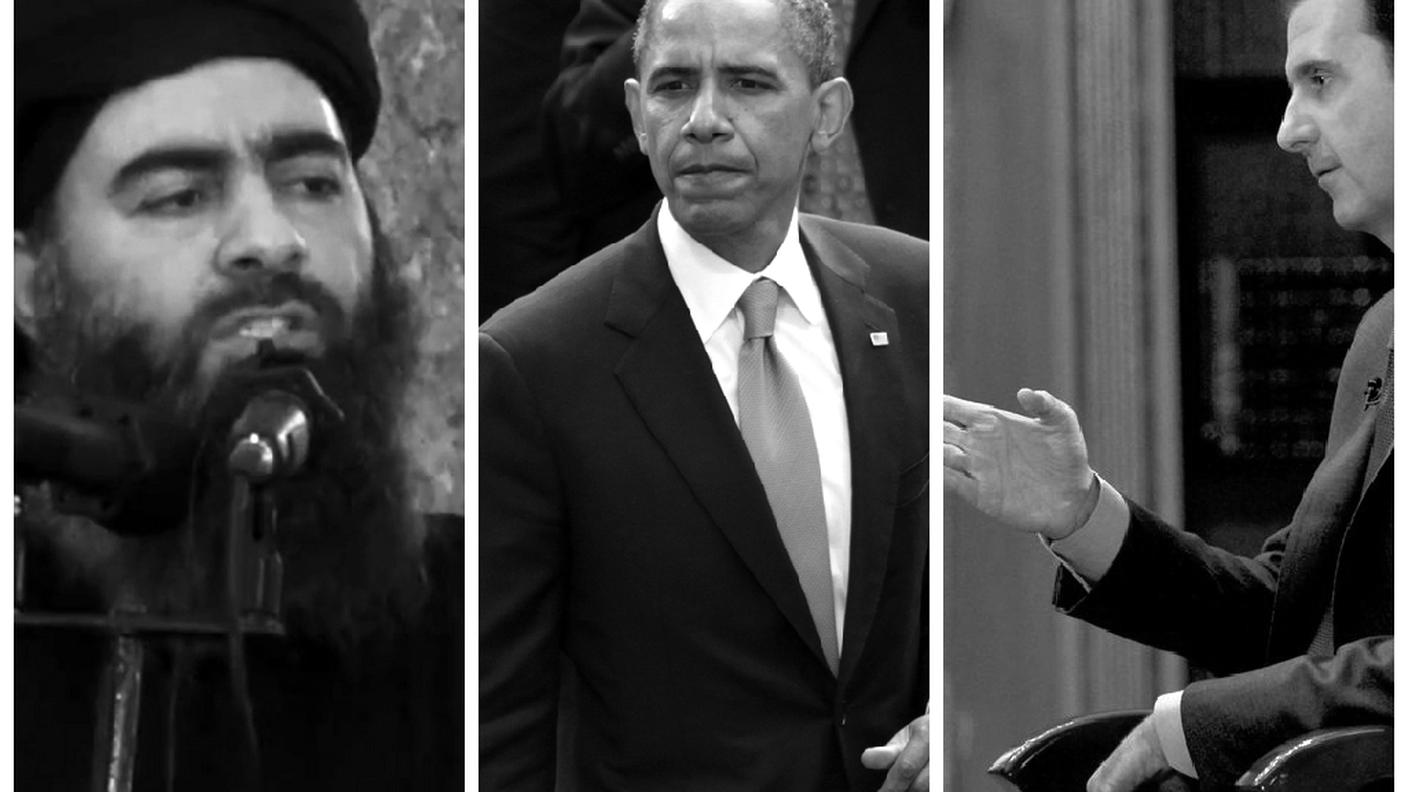 Al Baghdadi, Obama, al Assad