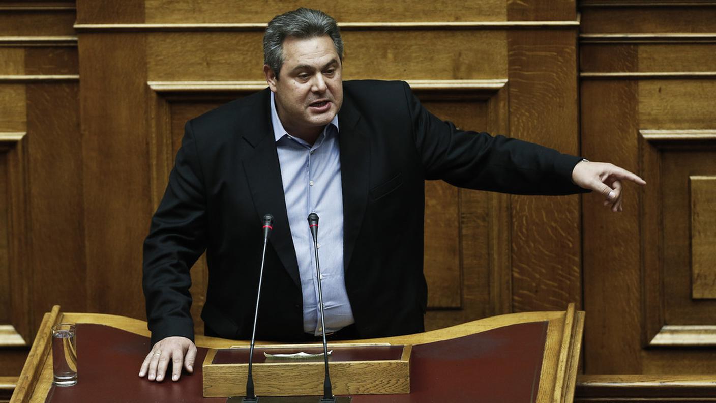 Il ministro greco della difesa Kammenos