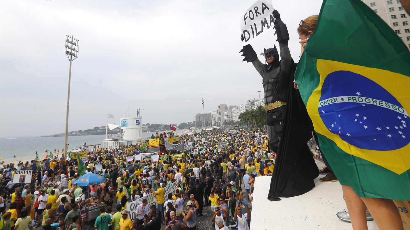 Il malcontento di Batman a Rio de Janeiro