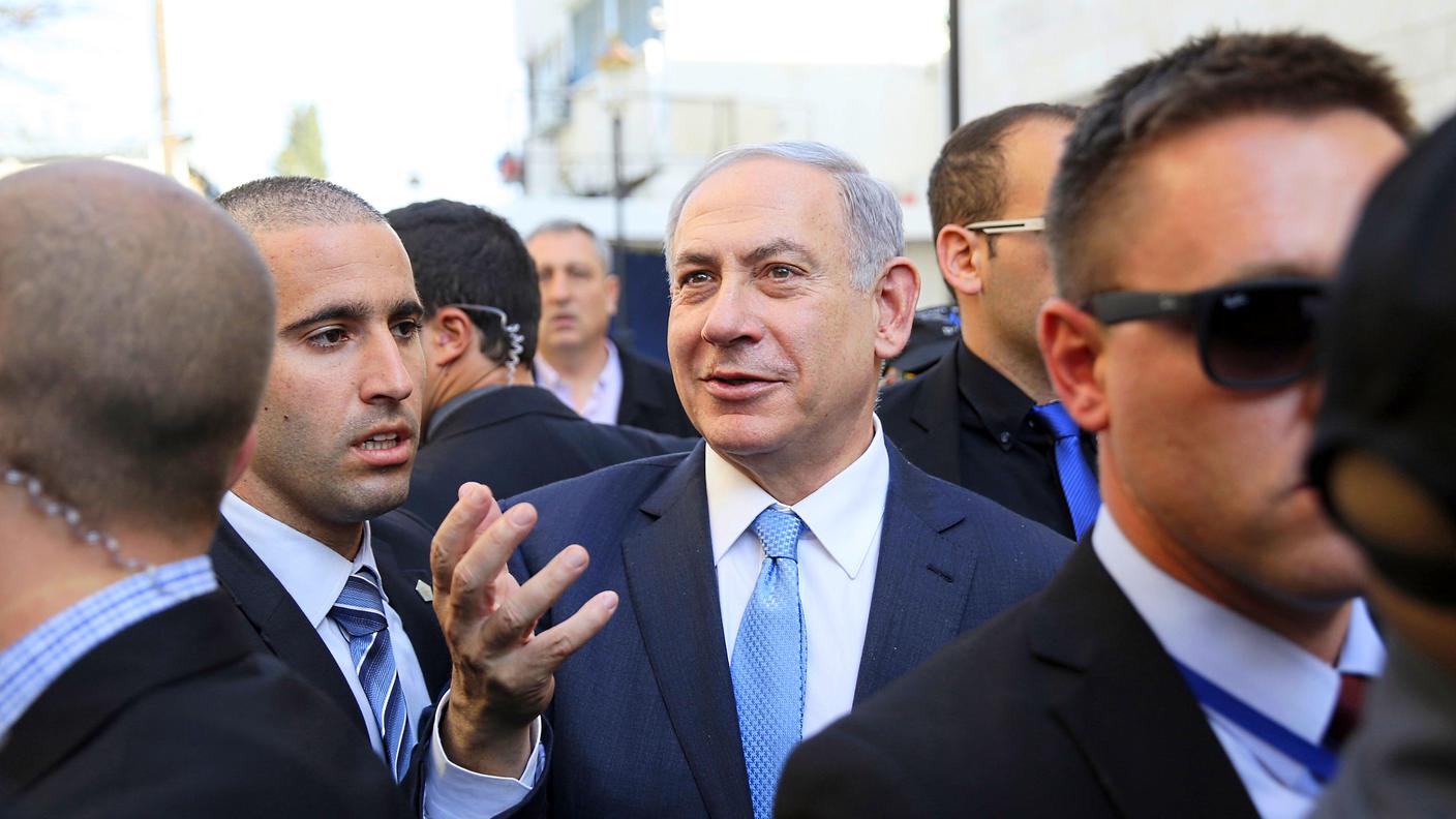 Benjamin Netanyahu, leader del Likud e da nove anni al potere, canta vittoria nonostante i pronostici