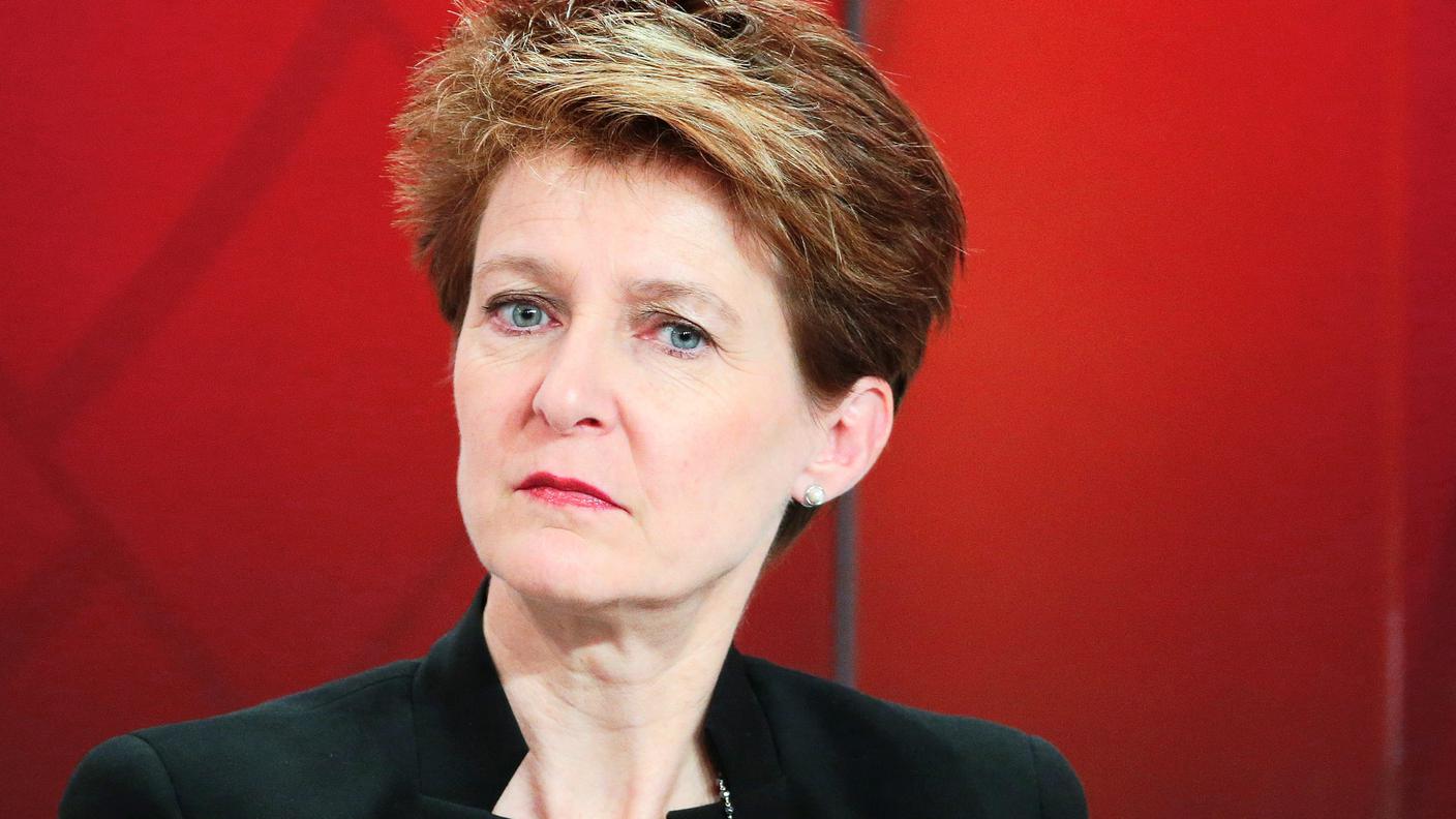 Simonetta Sommaruga, presidente della Confederazione, in una foto d'archivio
