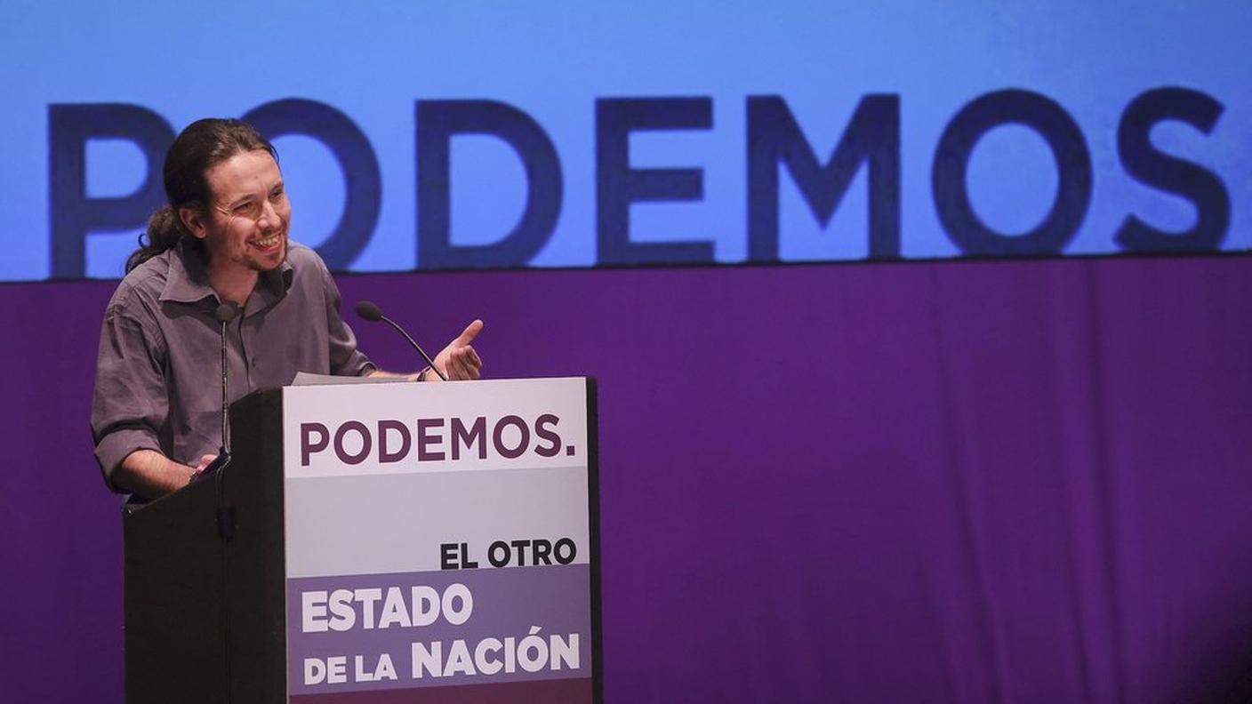 Pablo Iglesias, segretario generale del partito di sinistra