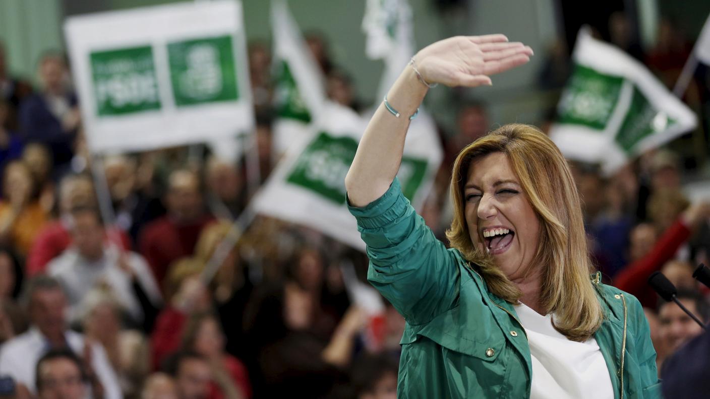 La leader del PSOE andaluso, Susana Diaz