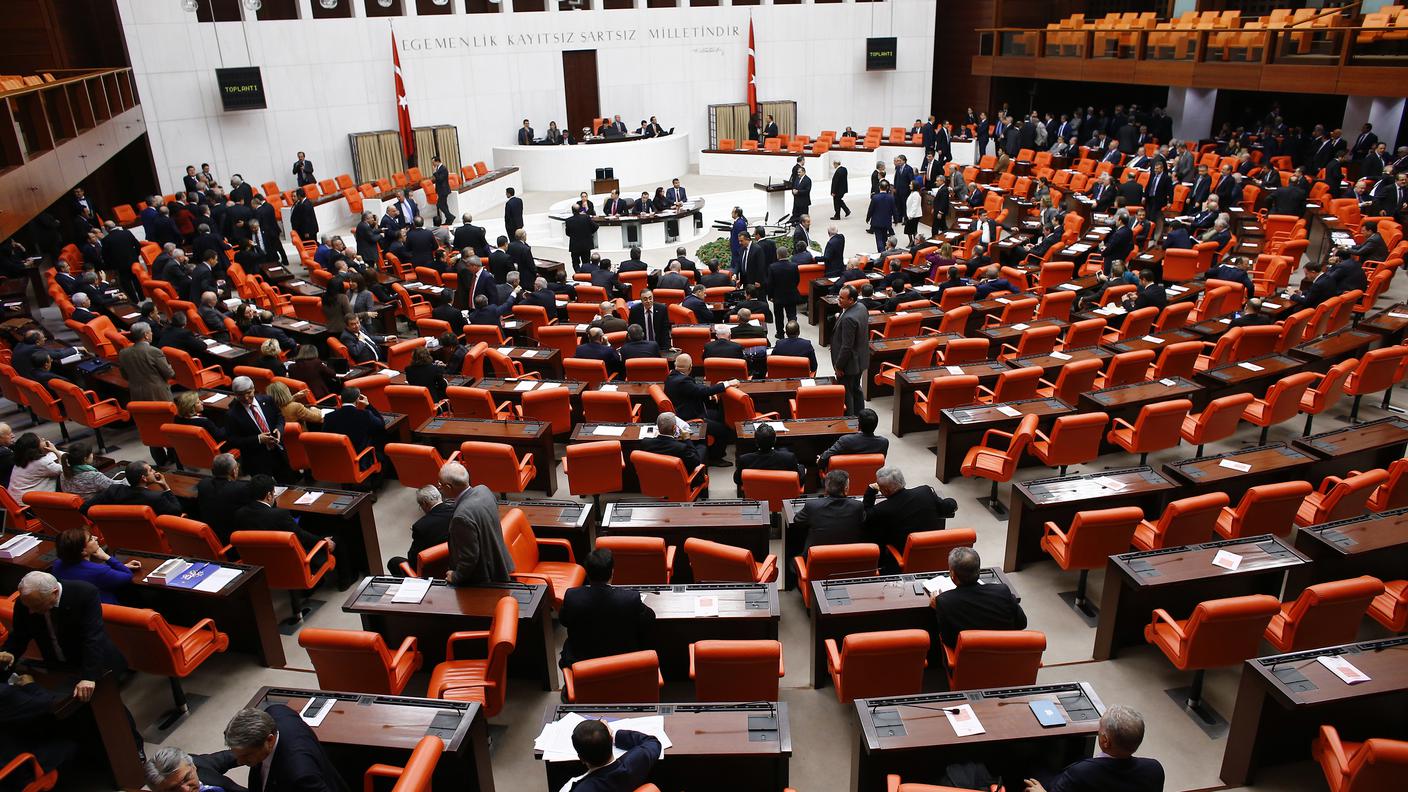 Il Parlamento turco ad Ankara