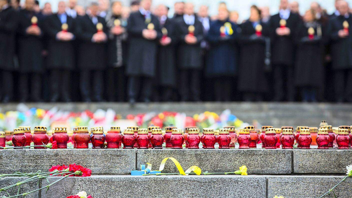 Commemorazione di febbraio per i fatti di piazza Maidan