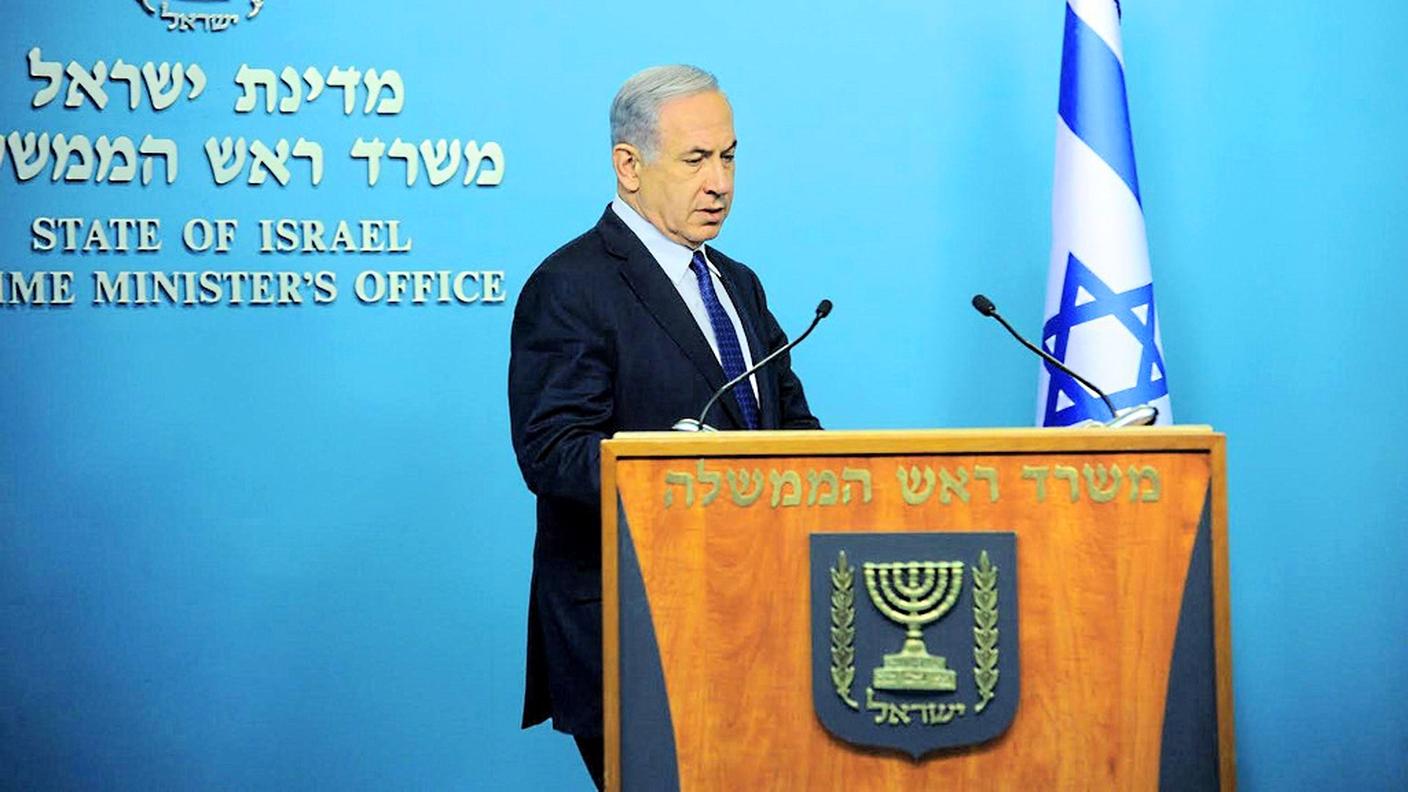 Il primo ministro israeliano Benyamin Netanyahu 