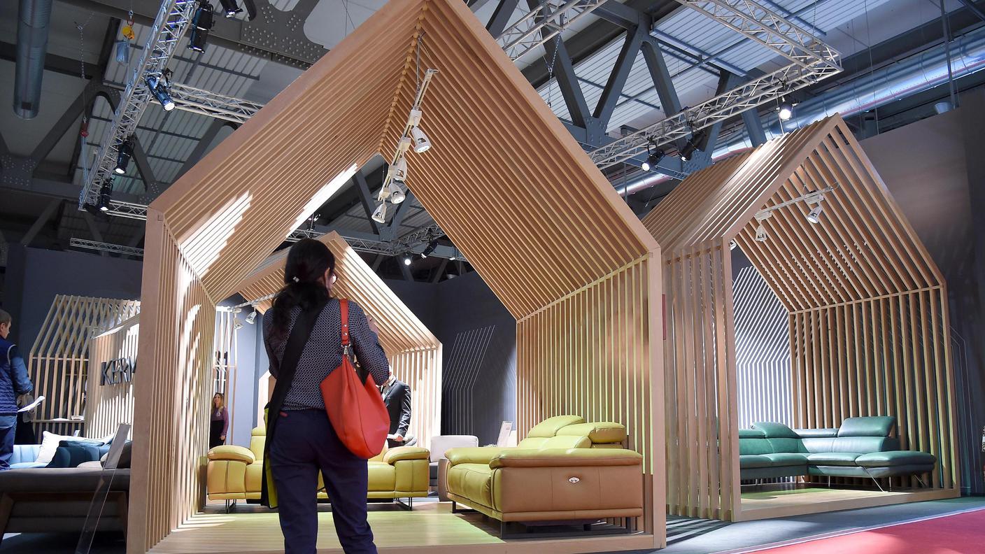 Uno dei padiglioni del Salone del Mobile, Rho-Pero (Milano)