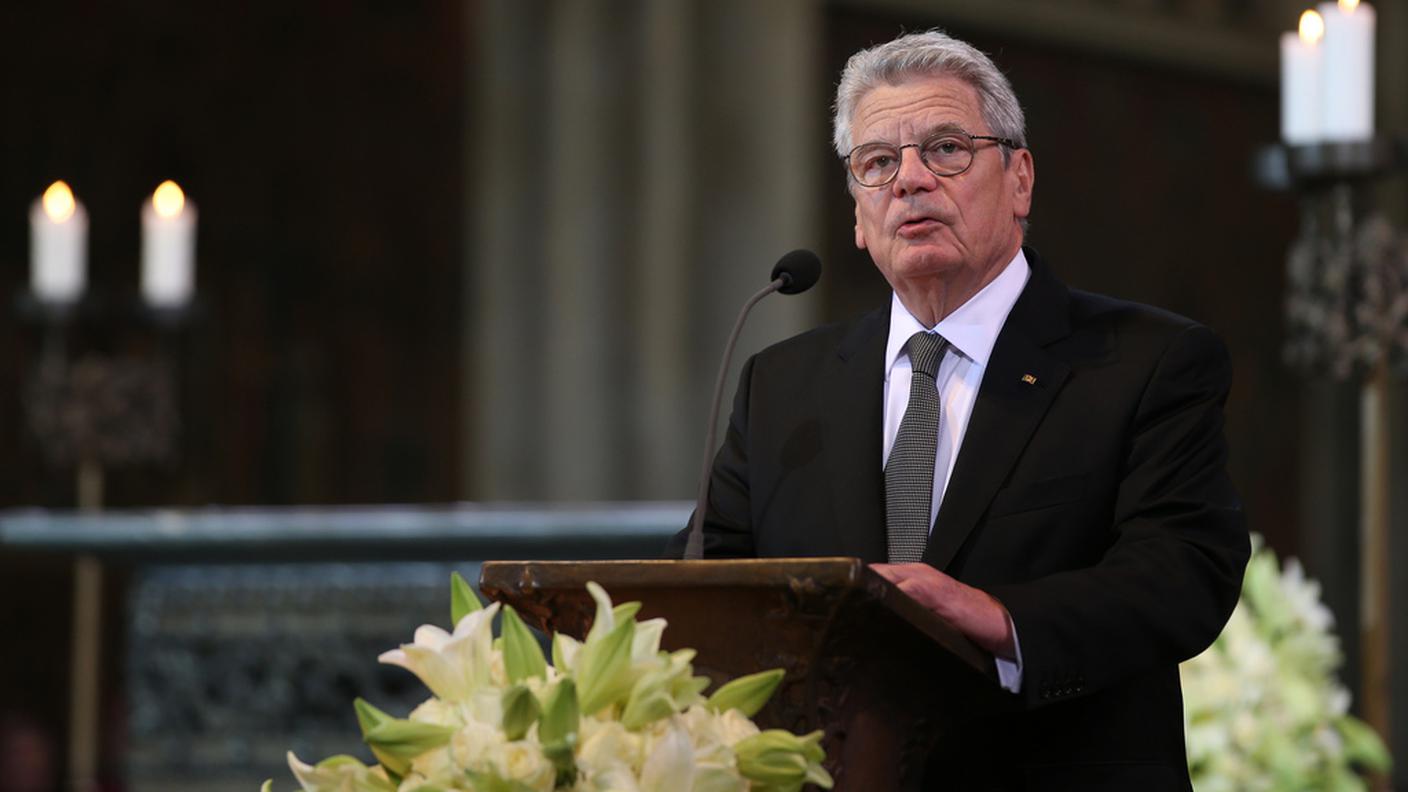 Il presidente tedesco alla cerimonia di Colonia