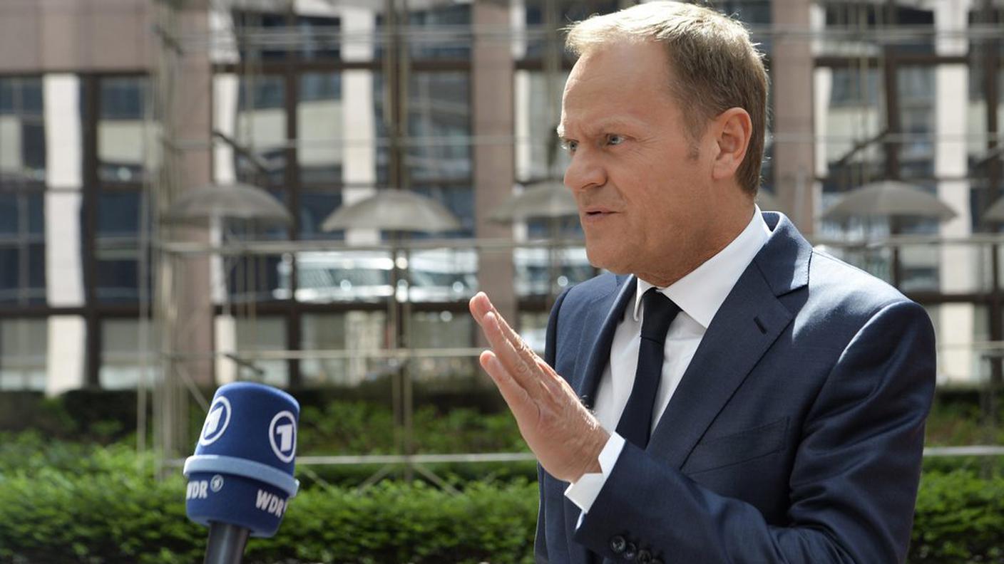 L'arrivo di Donald Tusk a Bruxelles