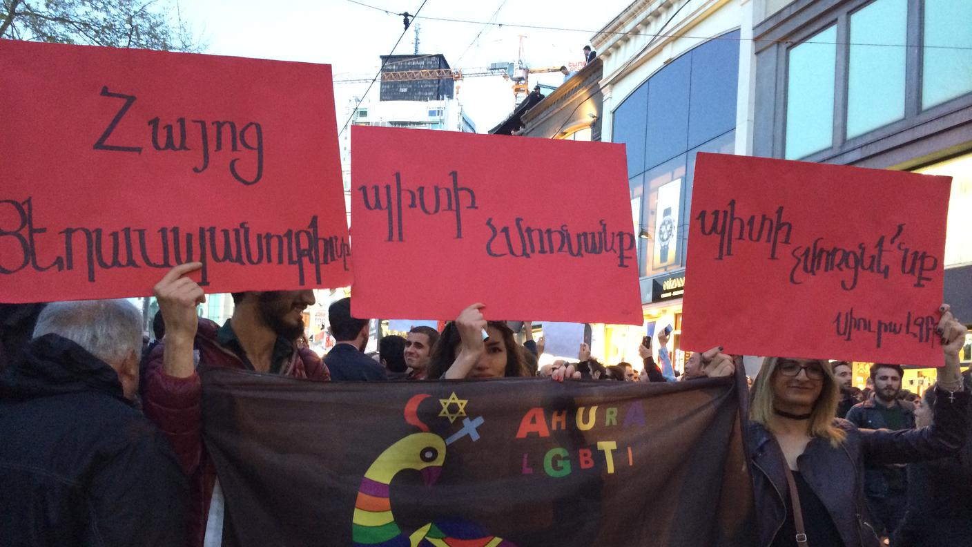   La manifestazione di venerdì sera a Istanbul