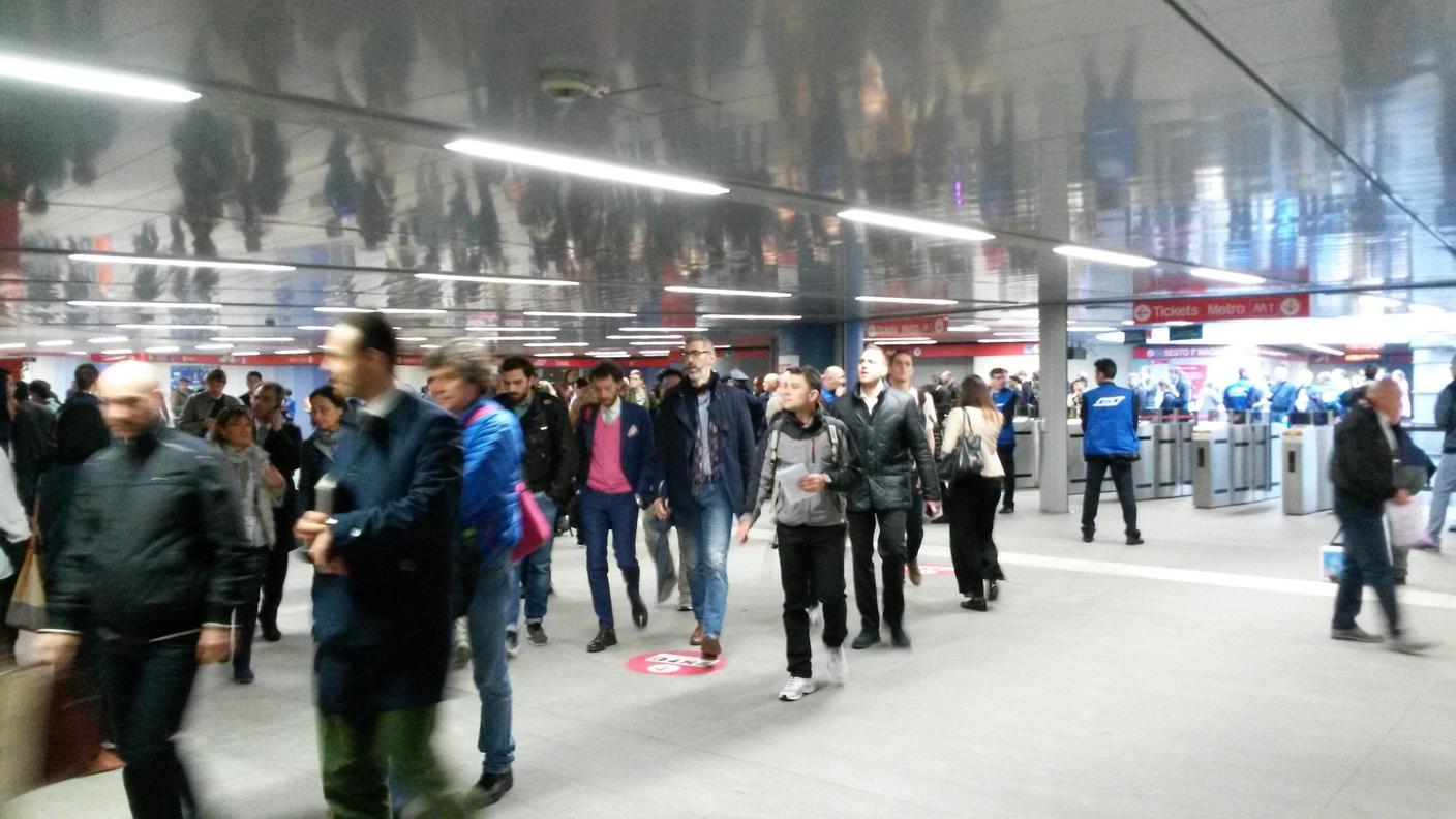 I primi arrivi a Milano Rho