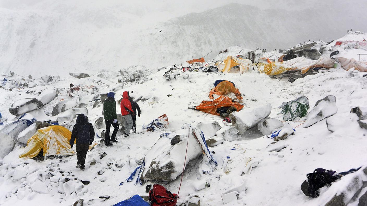 Nella valanga del 25 aprile hanno perso la vita 18 persone