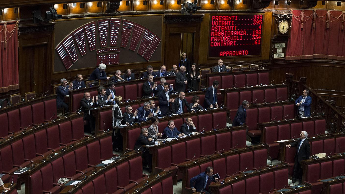 L'aula disertata dalle opposizioni