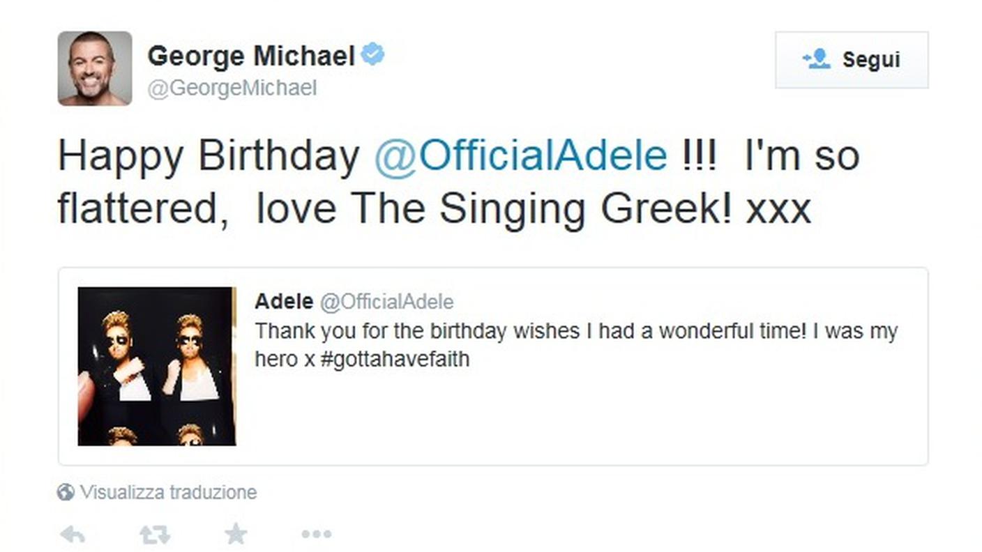 La risposta di George Michael