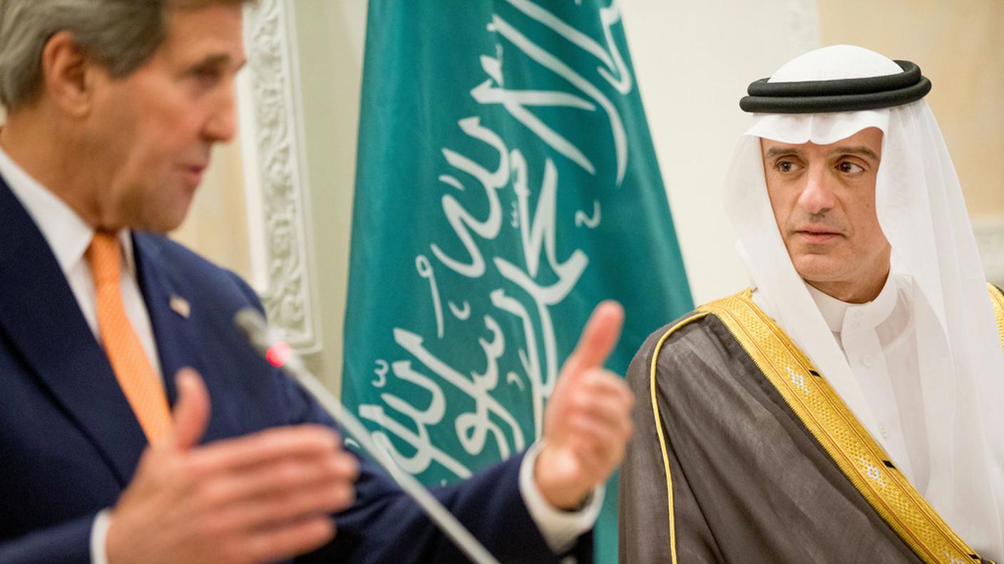 Kerry e al Jubeir nella conferenza stampa comune