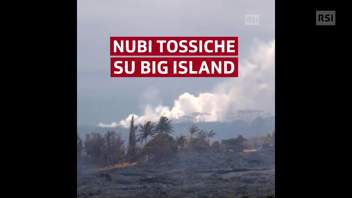 Hawaii, allarme nubi tossiche